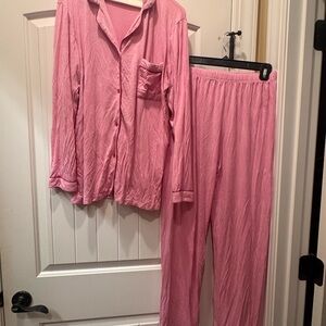 In My Sundays Bubble Gum Pink Women's Pajama Set